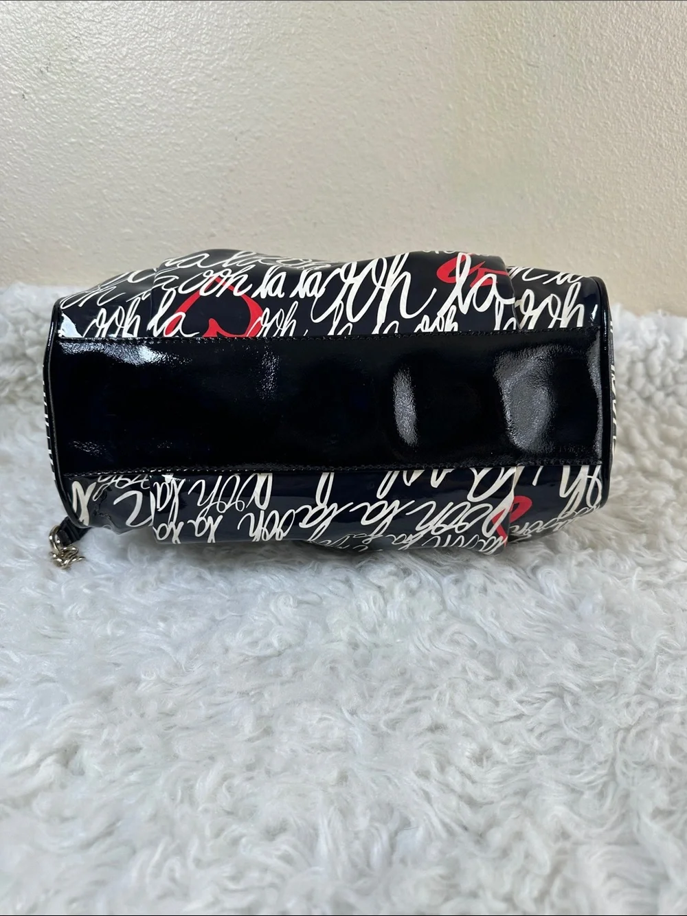 Like NEW Kate Spade RARE Novelty OOH LA LA Patent Shoulder Bag